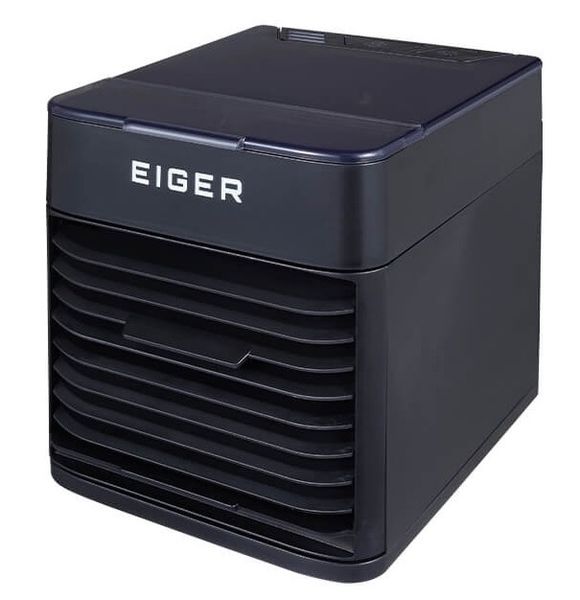Eiger Portable Mini Personal Air Cooler - 3 Speed, 700ml Tank, USB Powered