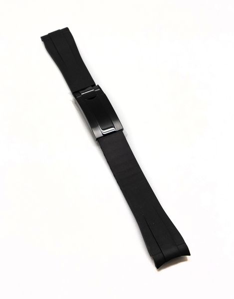 Black Rubber Omega X Swatch Moonwatch Strap image