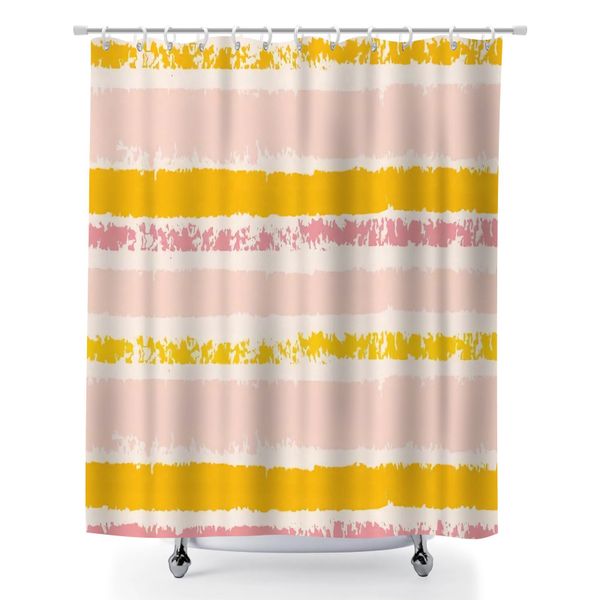 Bath Curtains, Washable Tie Dyed Polyester Shower Curtain for Added Privacy