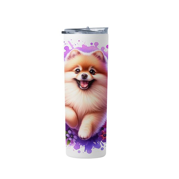 Pom Pom Party Double Wall Stainless Steel Travel Tumbler 900ml