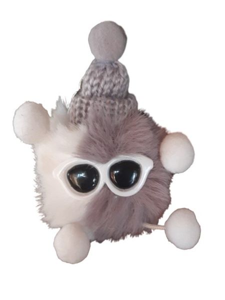 Pom Pom Charm Keychain/Keyring