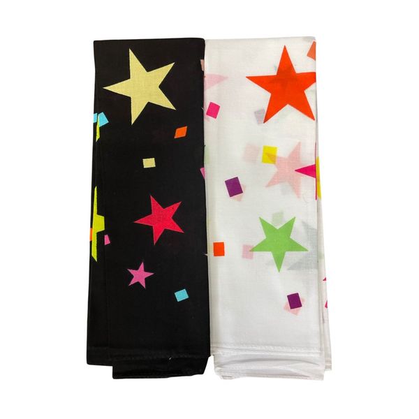 Double Delight: Set of 2 Cotton Bandanas for Versatile Style