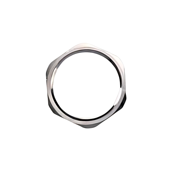 FNBN-200050 | Fixing Nut Brass Nickel Plated - M20 x 1.5 - Height: 3.0mm