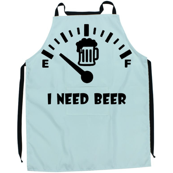 Empty Beer Printed Apron