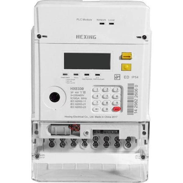 British Xabhaya 3 Phase Electricity Meter