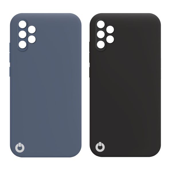 Toni Twin Silicone Case Samsung Galaxy A32 4G - Black/Blue