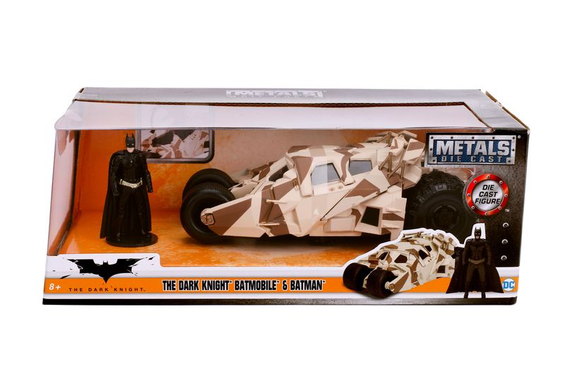 Jada Batmobile 2008 The Dark Knight Rises Batmobile 1:24 with figure