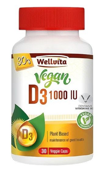 Wellvita - Vegan D3 1000IU 30's
