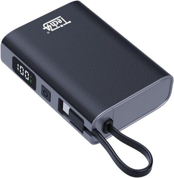 TechZA 22.5W 10000mAh Power Bank with Built-in Type-C Cable TZ213-PB