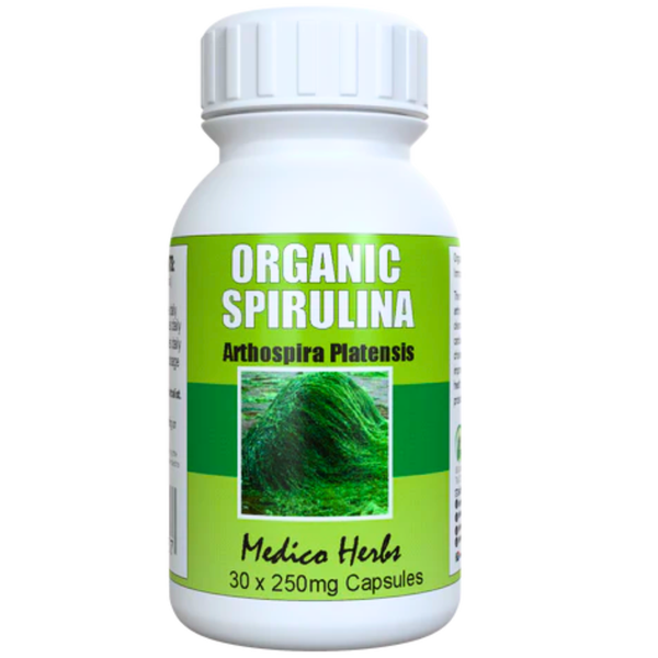 Spirulina Organic Capsules 90 x 250mg