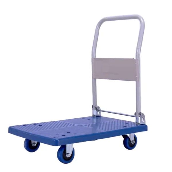Heavy Duty Folding Plastic Trolley Cart with Wheels Hand Trolley