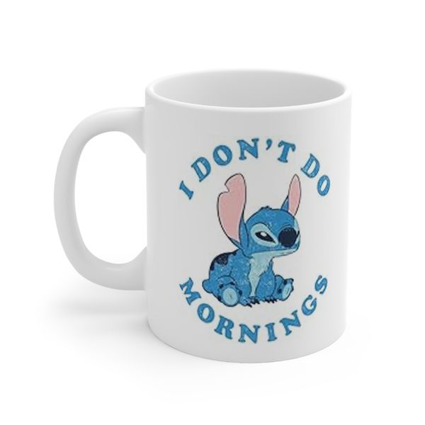 I don't do Mornings Stitch Mug