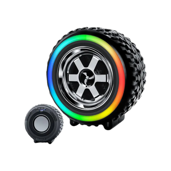 Car Wheel Design - X-502 - Bluetooth LED Stereo Speaker