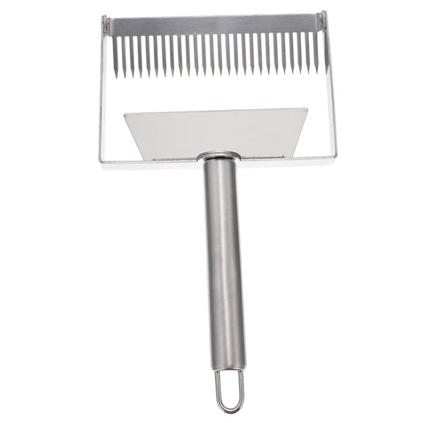 Garden Stainless Steel Beekeeping Honeycomb Spatula Fork Extractor (23cm)