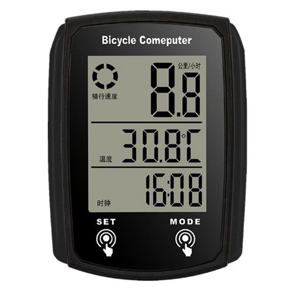 Bicycle Computer - Waterproof Speedometer Odometer - Cycling Stopwatch