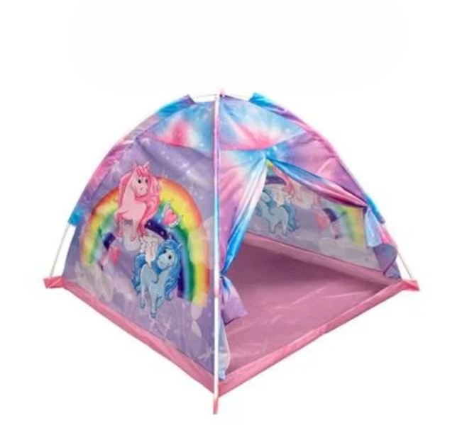 Kiddies Play Tent- Pink Unicorn Themed