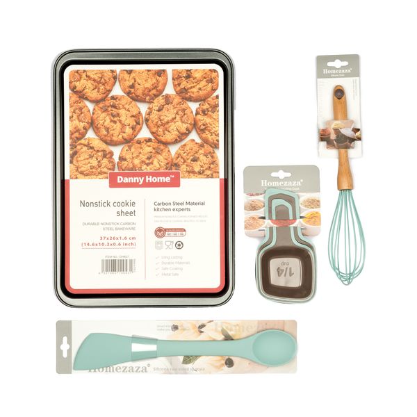 Non-Stick Cookie Sheet And Utensils Set
