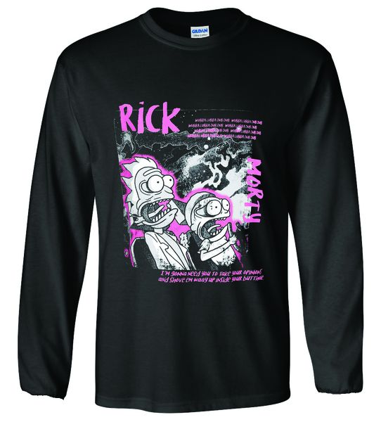 Rick and Morty- Doodle Longsleeve