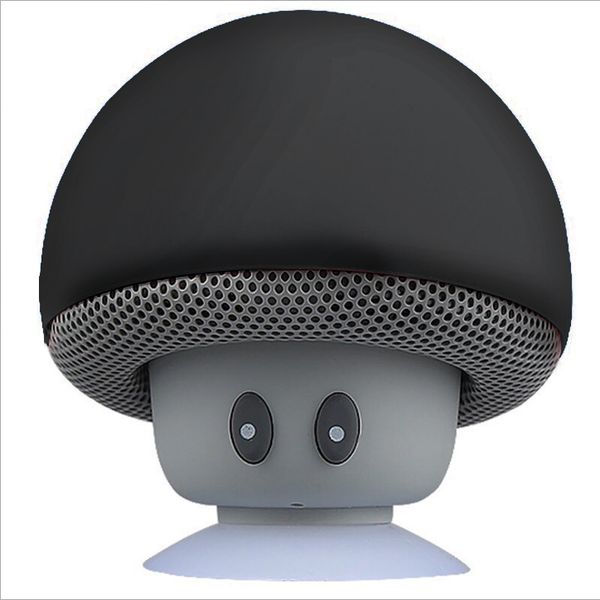 Wireless Mini Mushroom Portable Speaker - Black