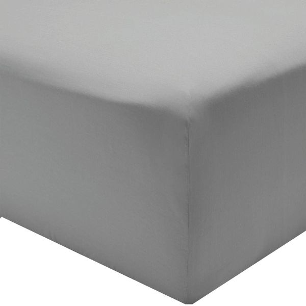 Microfiber - Fitted Sheet - Grey