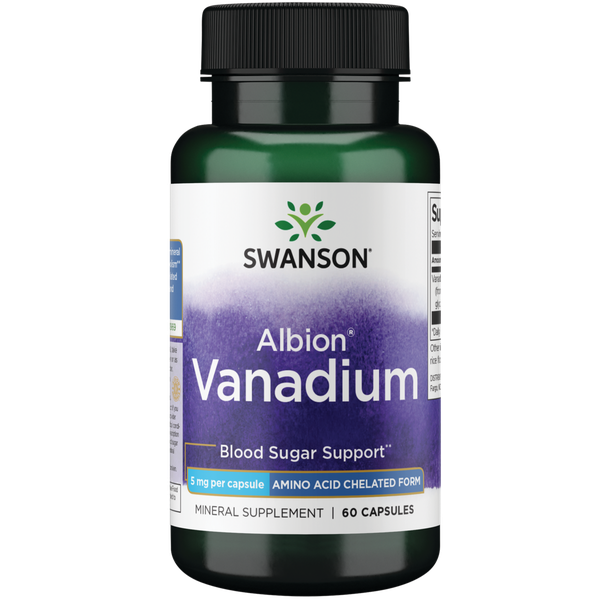 Swanson Albion Vanadium 5 mg 60 Caps