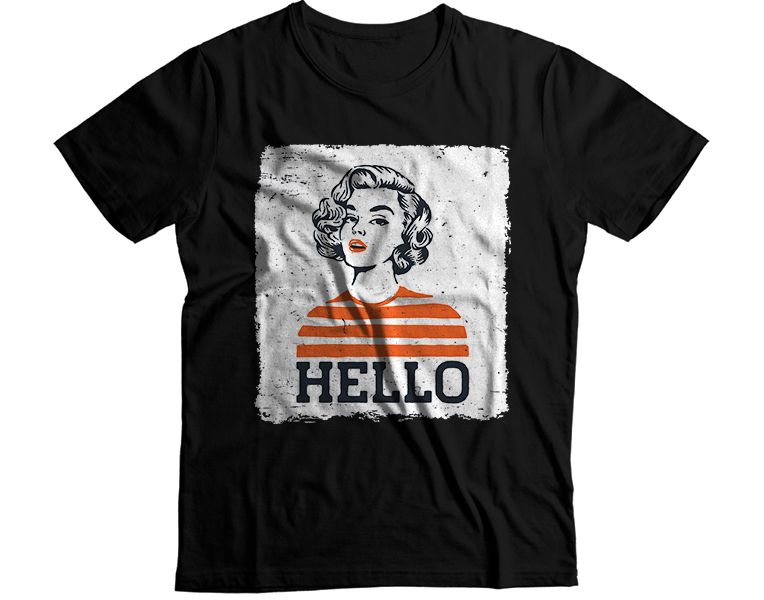 Woman Hello Graphic T-Shirt