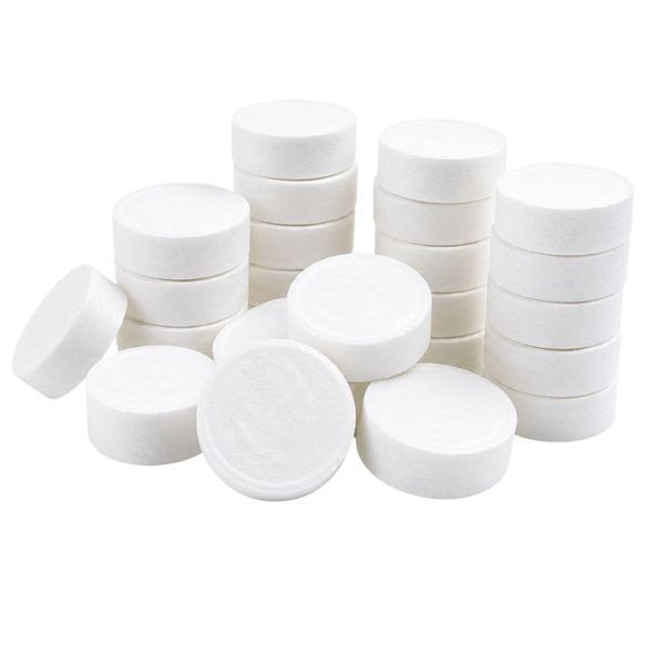 Bestby - 100 Portable Compressed Towel Tablets Disposable Travel Wipes