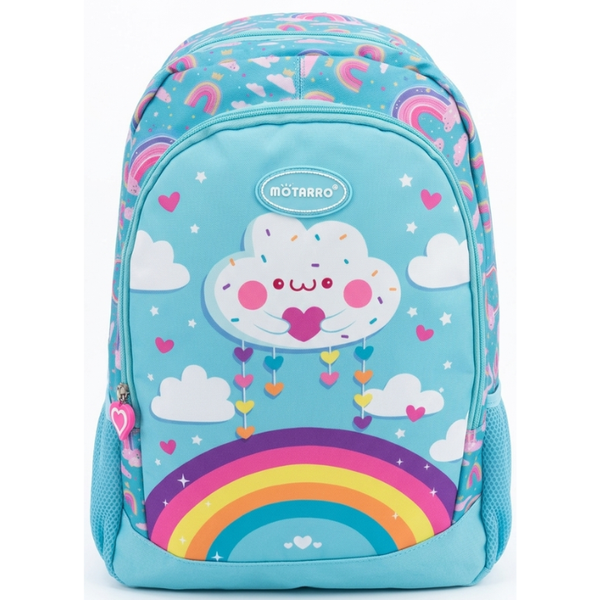 Motarro Rainbow Kids Backpack | School bag | Blue Satchel
