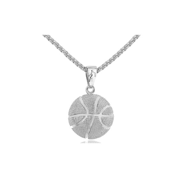 Stainless Steel Netball Necklace