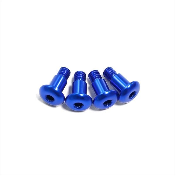 4 Pcs Step Screw for 1/10 Tamiya Tt02/Tt02B Rc Car Upgrade Parts Blue