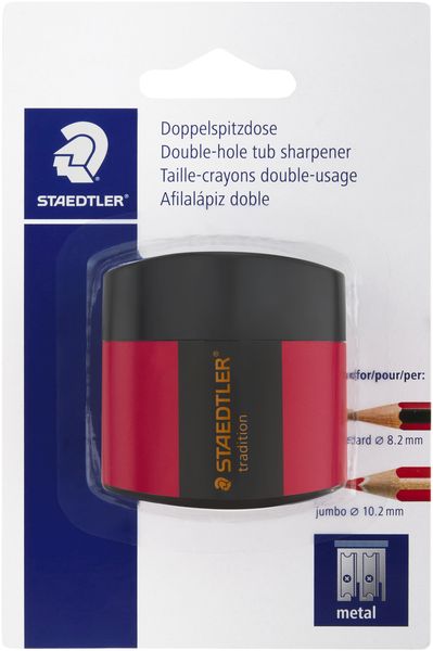 STAEDTLER Tradition Double-Hole Tub Sharpener
