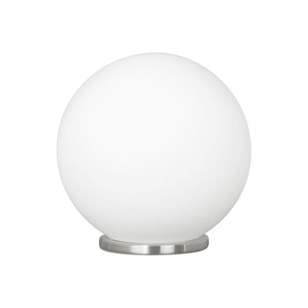 Eurolux - Rondo Table Lamp Satin Chrome/White