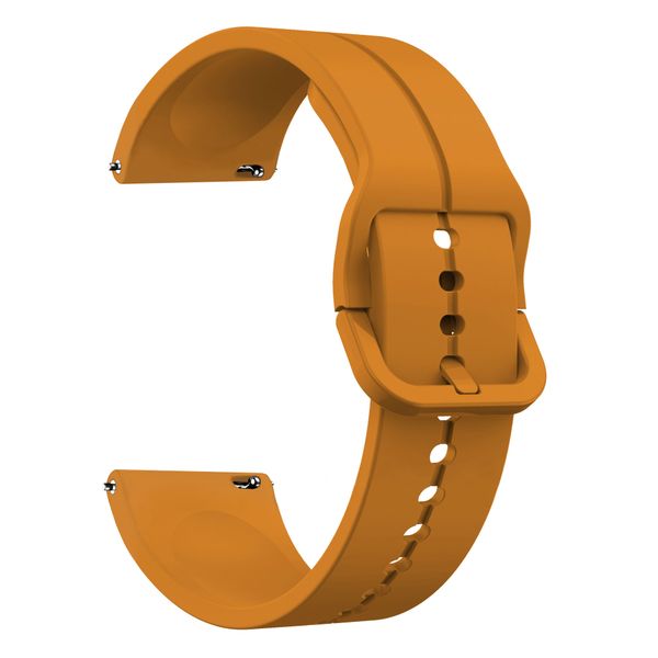 20mm Split Watch Strap Compatible with Samsung/Huawei/Garmin - Mustard