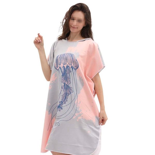 Beach Poncho Towel Bathrobe Sized to fit most teenagers and adults
