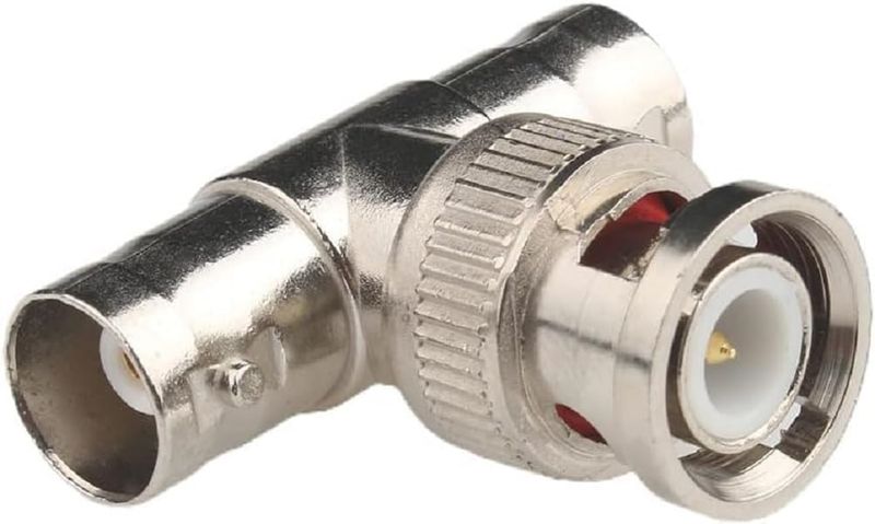 ZATECH BNC Male to 2 BNC Female T Connector - Pack of 10