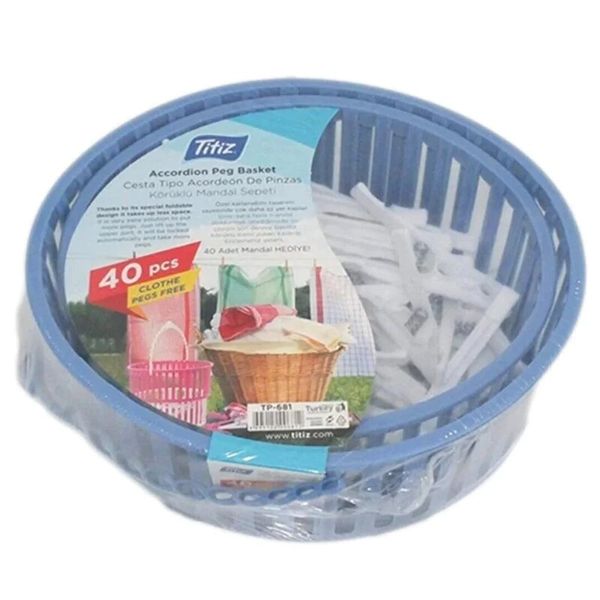 Handy Carry Basket with Pegs