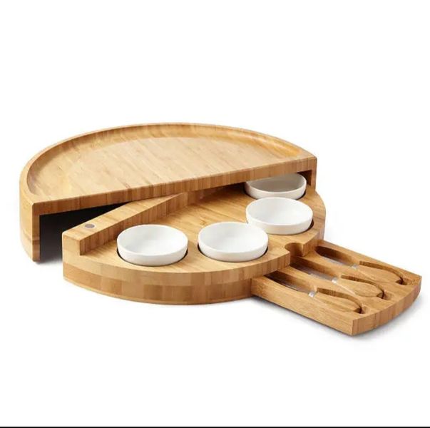 Bamboo Swivel Cheese Board