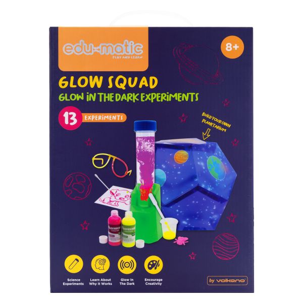Edu-Matic Kids Glow in the Dark Kit with 13 Science Experiments