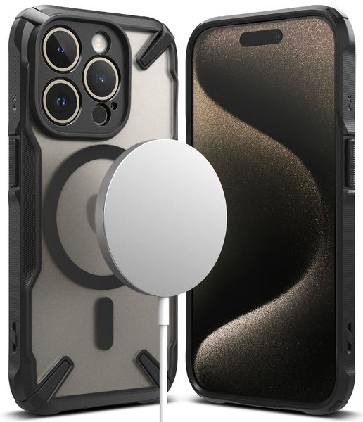 Fusion X for iPhone 15 Pro MagSafe Accessories Case - Matte Black
