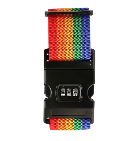 SamMag 2 Pcs Suitcase Strap, Adjustable Luggage Strap with Combination Lock