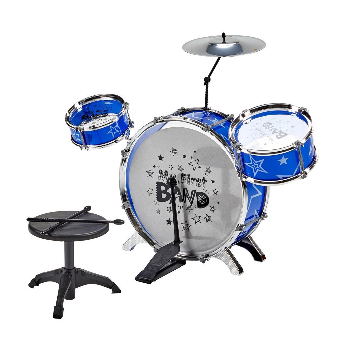 Blue Jazz Drum Set