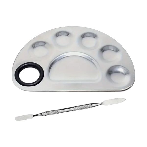 2 Piece - Glam Palette With Double-Sided Mixing Wand - Multicolor