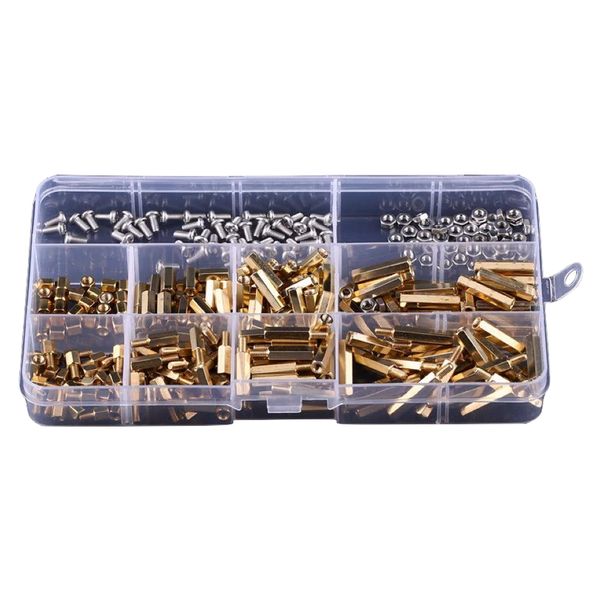 Tool M3 Brass Standoff Spacer Screw Assortment Set of 300