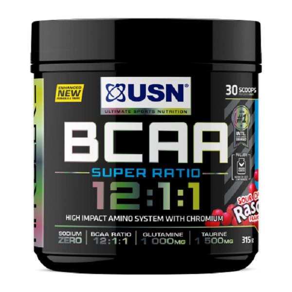 USN BCAA 12:1:1 Sour Cherry Rascals 315 g