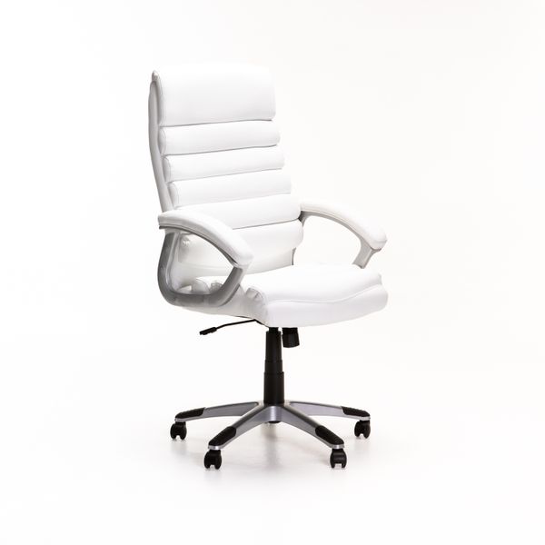 White - Executive Hiback Office Chair CM113