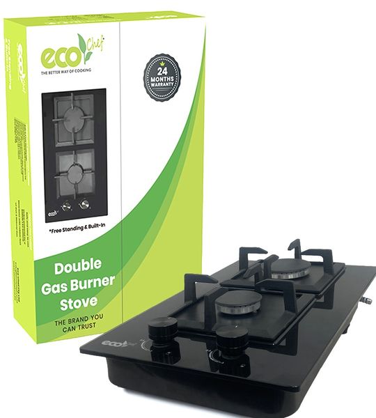 Eco Chef Double Gas Burner Stove