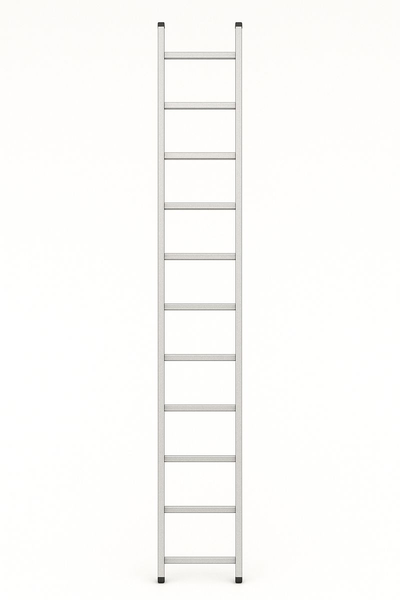 ZYS 11 Step Straight Aluminium Ladder - 3.0m