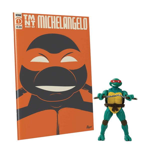 TMNT Best Of Michelangelo Comic &amp; 5IN Figure