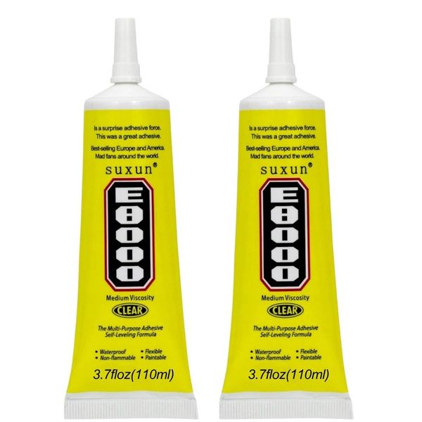 Bestby 217g E8000 Polyurethane Glue-Strong Craft &amp; Jewelry Adhesive-2 Pack