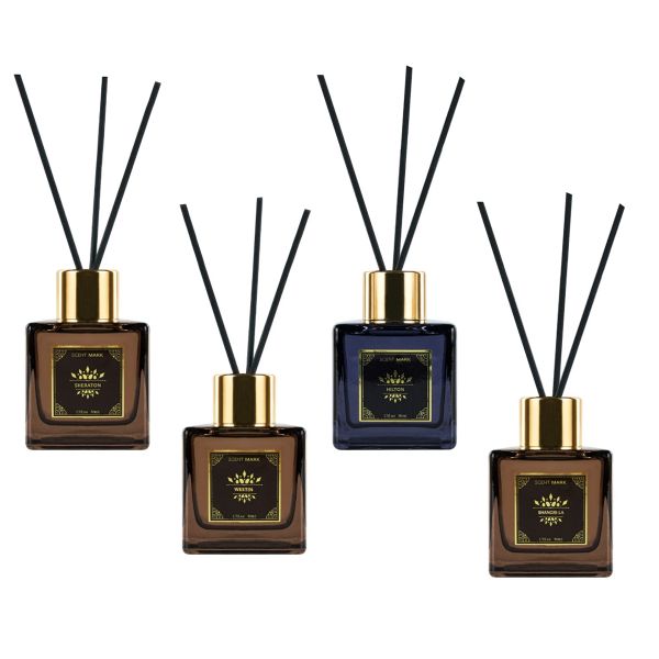 Room Reed Diffusers Set 4 x 50ml/Bottle